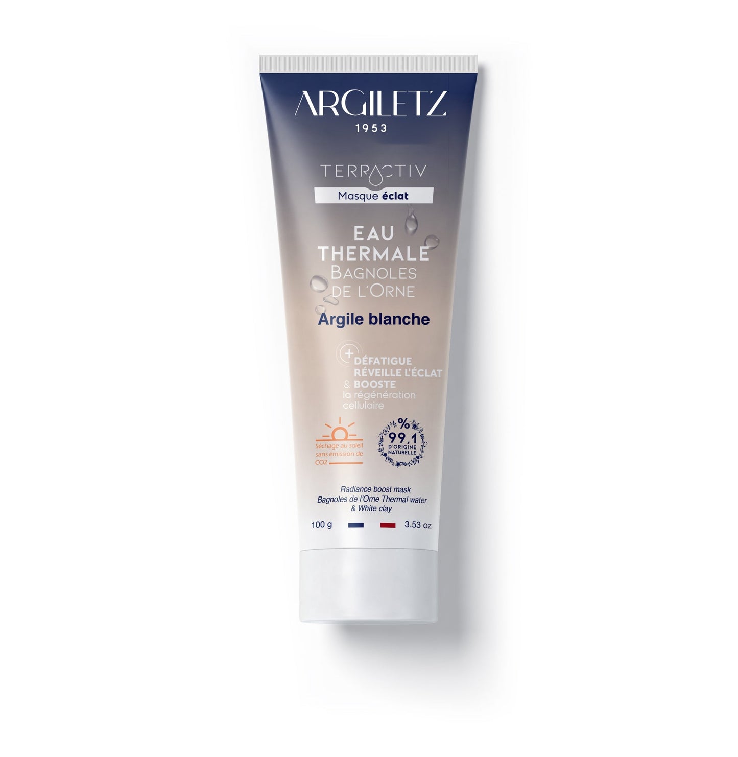 Masque Visage « terractiv » D'argile Blanche Prête (100g)