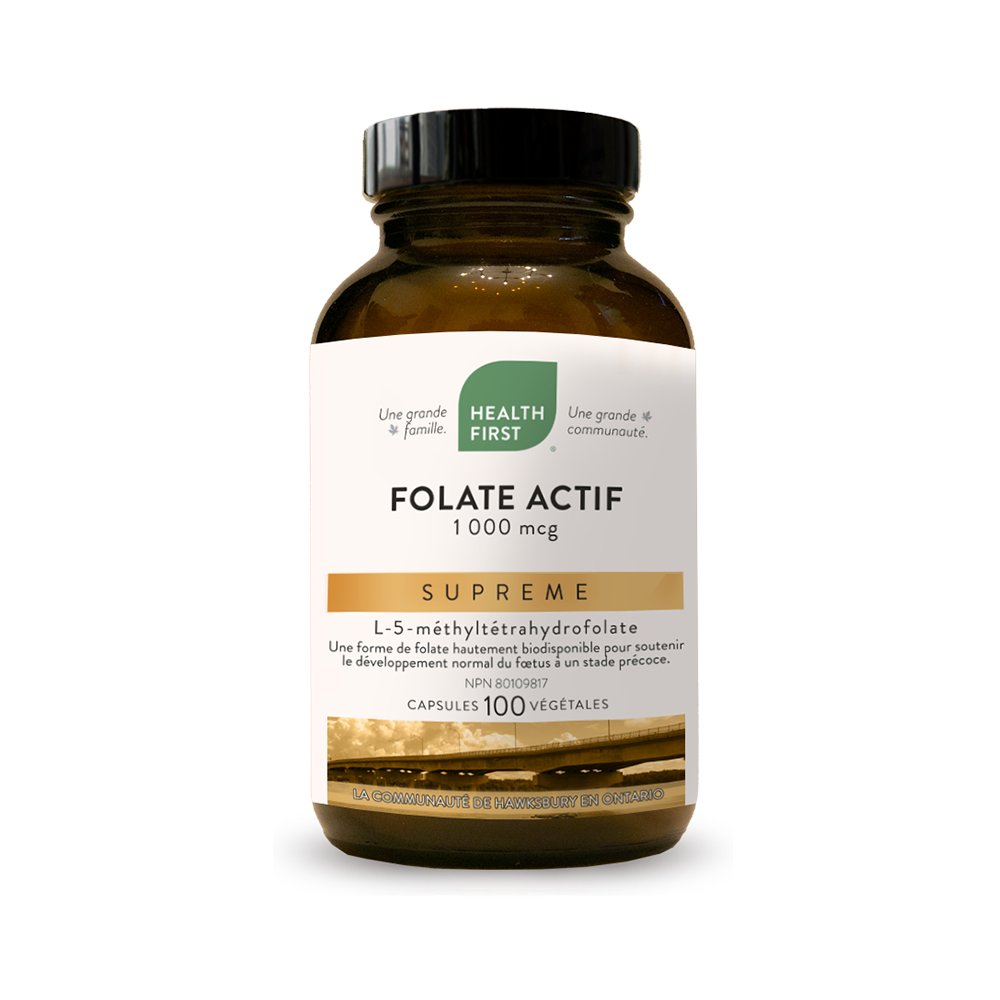 Folate Actif 1000mcg Supreme (100 Caps)