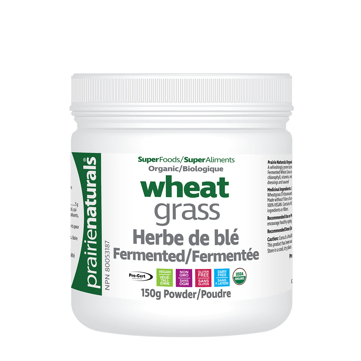 Jus D'herbe De Blé Biologique Et Fermentée (150g)