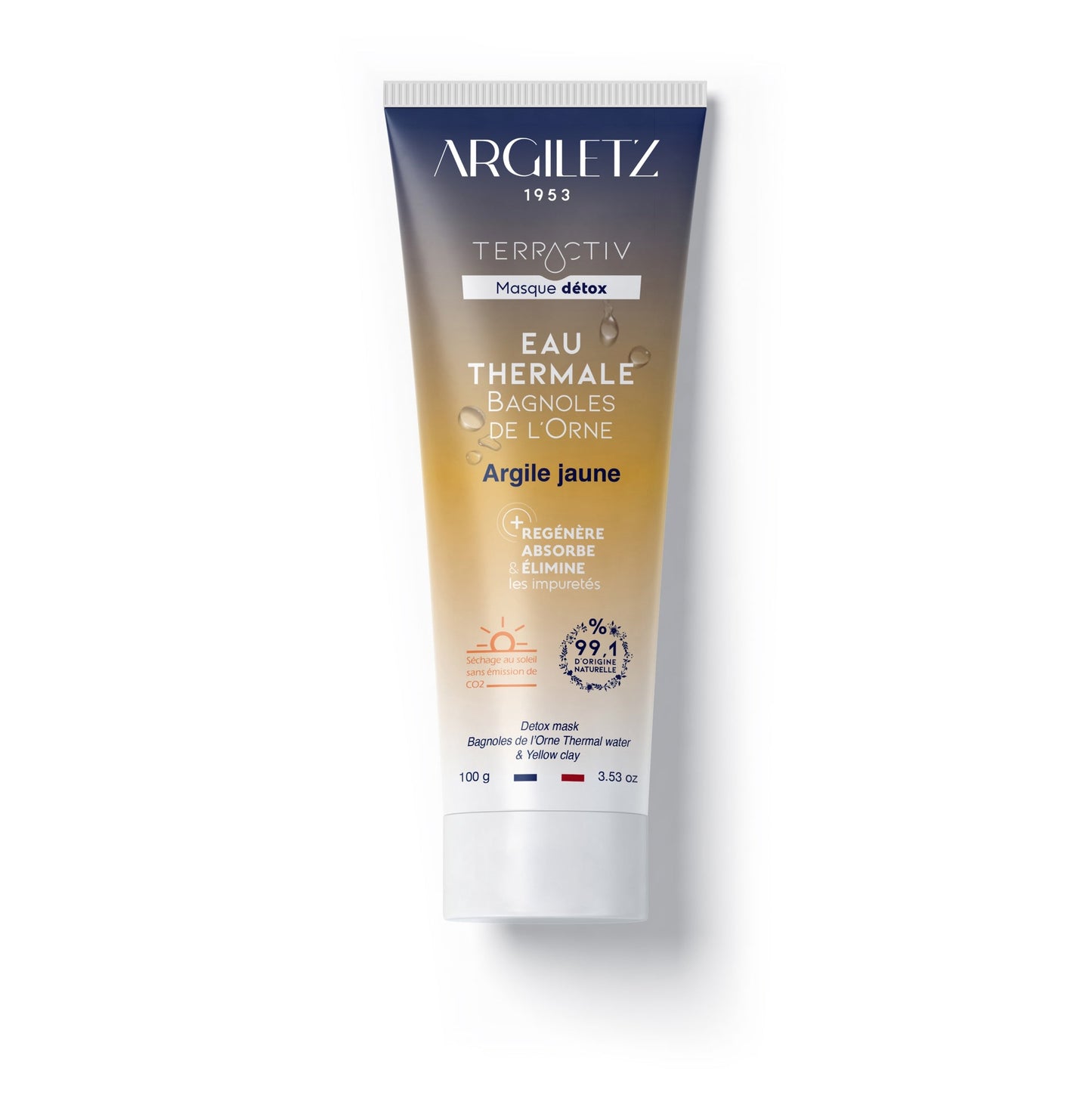 Masque Visage « terractiv » D'argile Jaune Prête (100g)