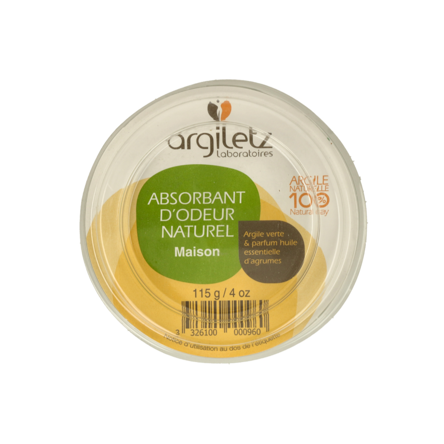 Absorbant D'odeur Naturel - Argile V. & He Dagrume (115g)
