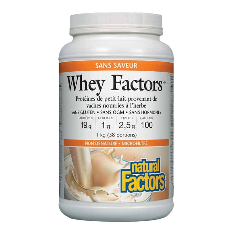 Whey Factors Sans Saveur (1kg)