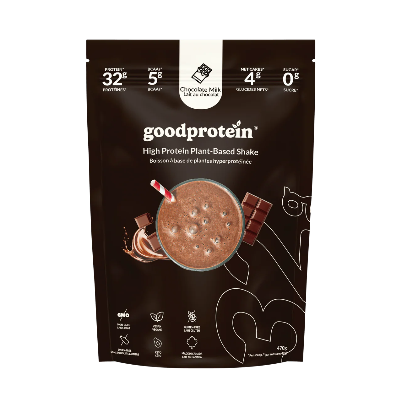 Boisson Á Base De Plantes Hyperprotéinée Chocolat (470g)