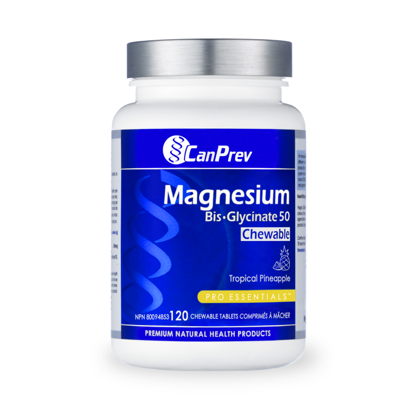 Magnesium Bis·glycinate 50 Croquable-ananas (120 Co)