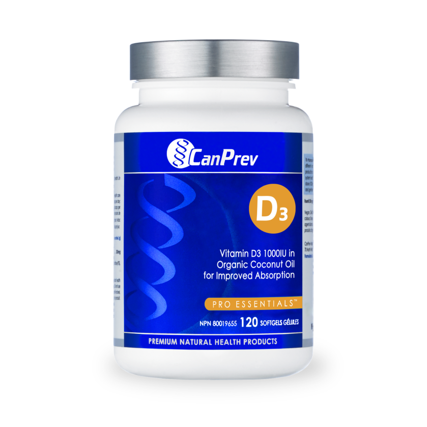 D3 - Organic Coconut Oil (120 Softgels)