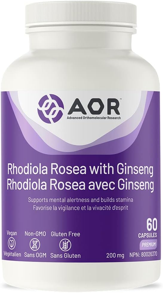 Rhodiola Rosea With Ginseng (60 Caps)