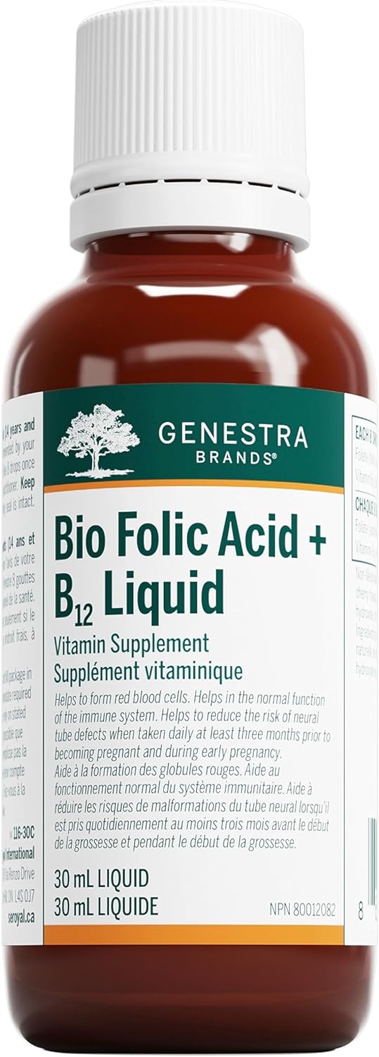 Bio Folic Acid + B12  Liquid (30 Ml)