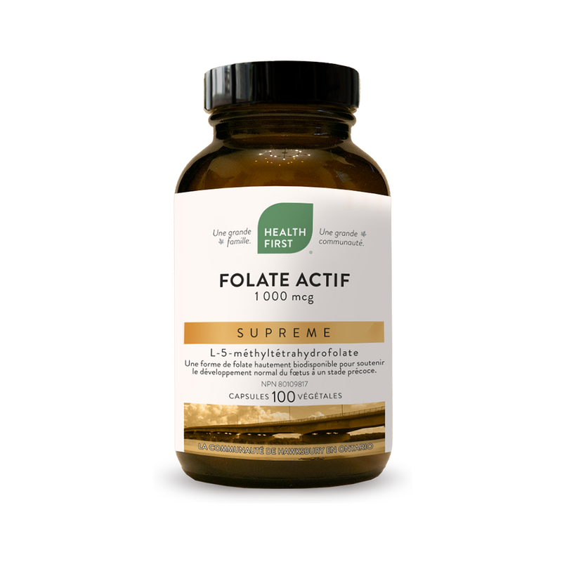 Folate Actif 1000mcg Supreme (100 Caps)