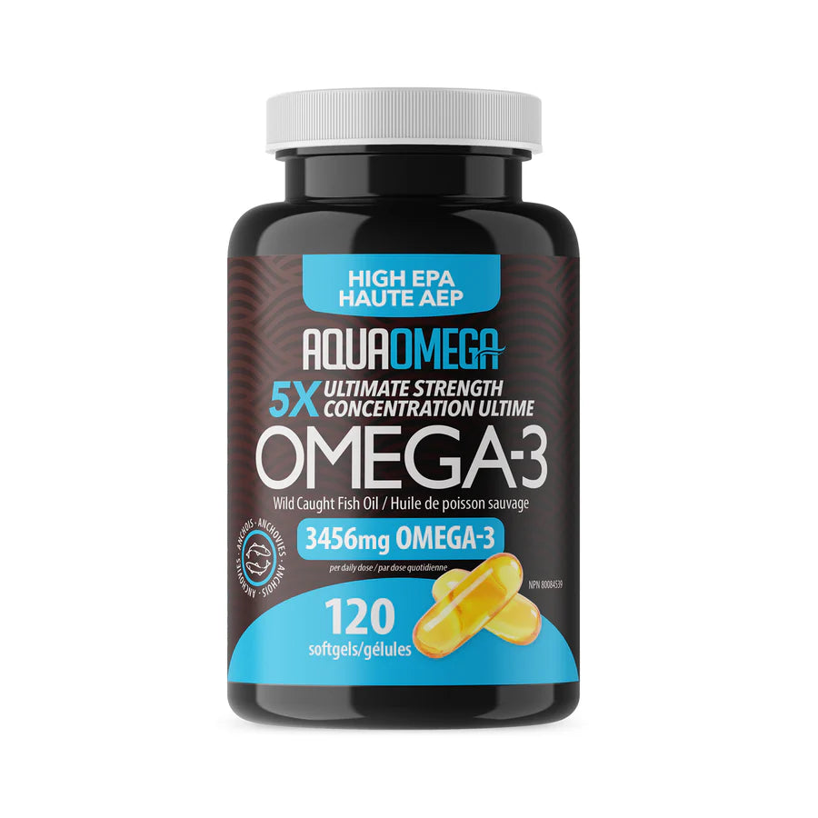 Aquaomega 5x Concentration Ultime Adh (120 Gélules)