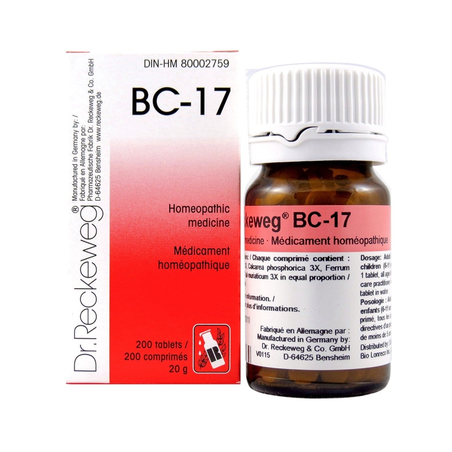 Bc 17 (200 Comprimés)