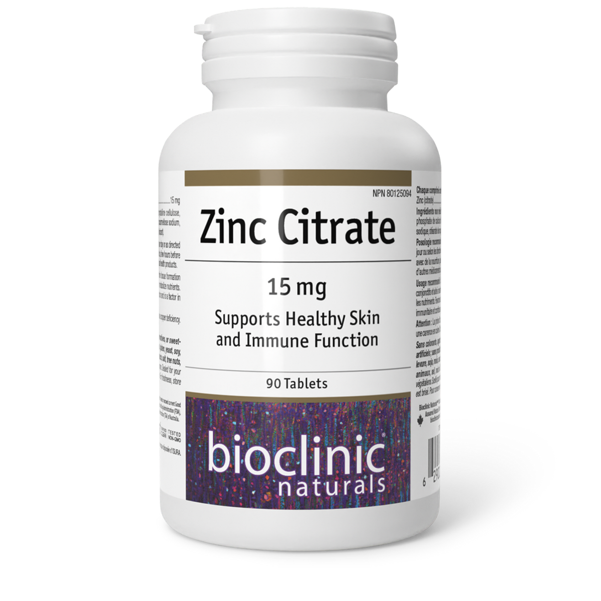 Zinc Citrate 15mg (90 Cos)