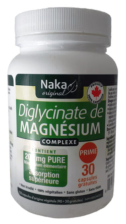 Diglycinate De Magnésium 200mg Bonus (90+30v Caps)