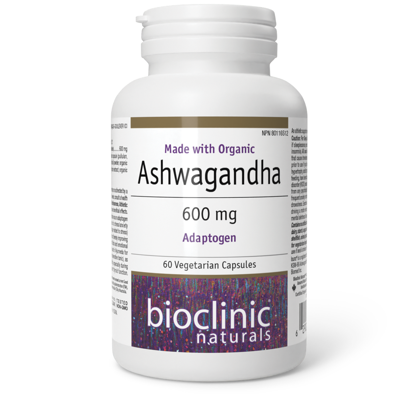 Ashwagandha 600 Mg (60 Vcaps)
