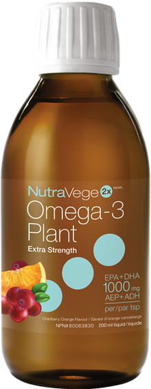 Nutravege2x Omega-3 Plant 1000mg (200ml)