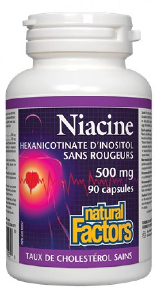 Niacine Sans Rougissement 500 (90 Capsules)