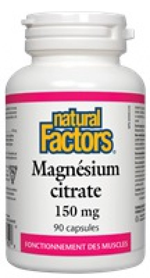 Magnésium Citrate 150mg (90 Caps)