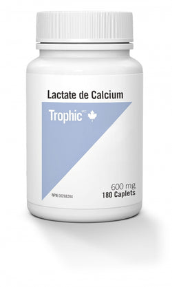 Lactate De Calcium 600mg (180 Caps)