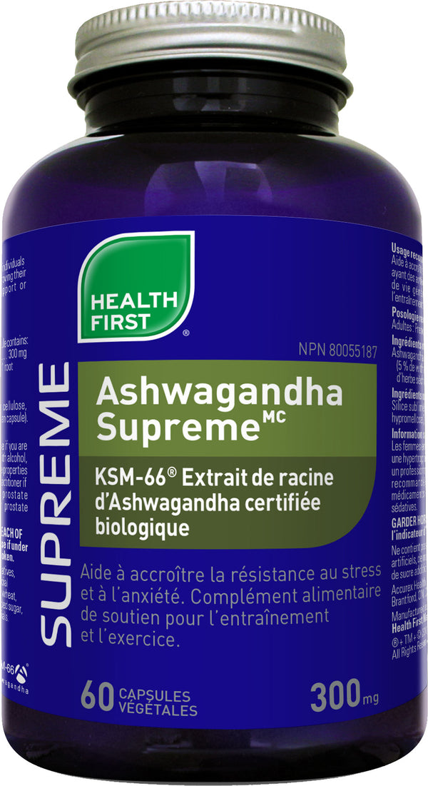 Ashwagandha Supreme Ksm-66 (60 Caps)