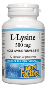 L-lysine 500mg (90 Caps)