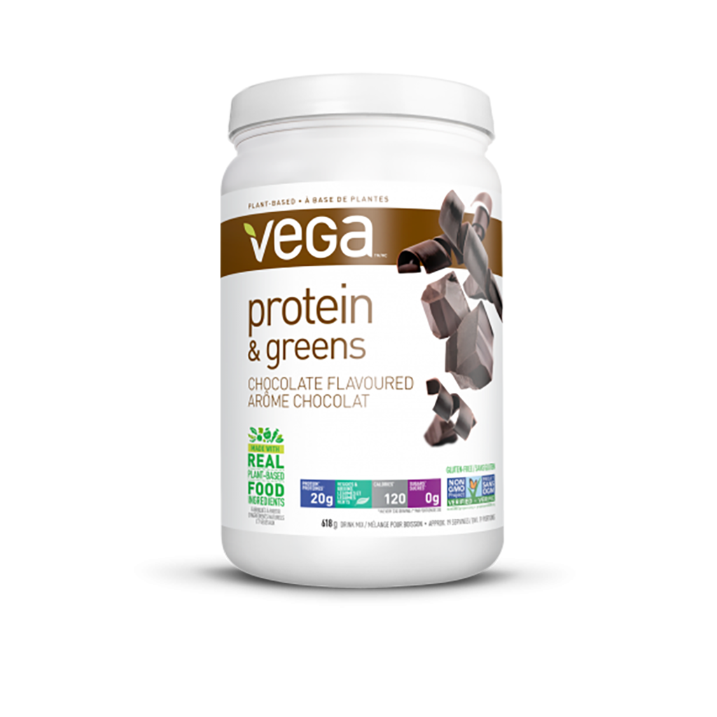 Vega Protéines & Légumes Verts Chocolat (618g)cs