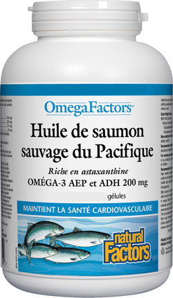 Omegafactors Huile De Saumon Sauvage (180 Gélules)