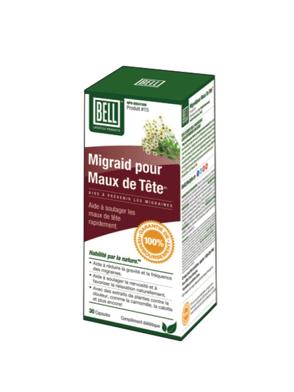 Migraid Pour Maux De Tête (30 Caps)