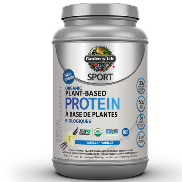 Protéine Sport A Base De Plantes Bio Vanille (806g)