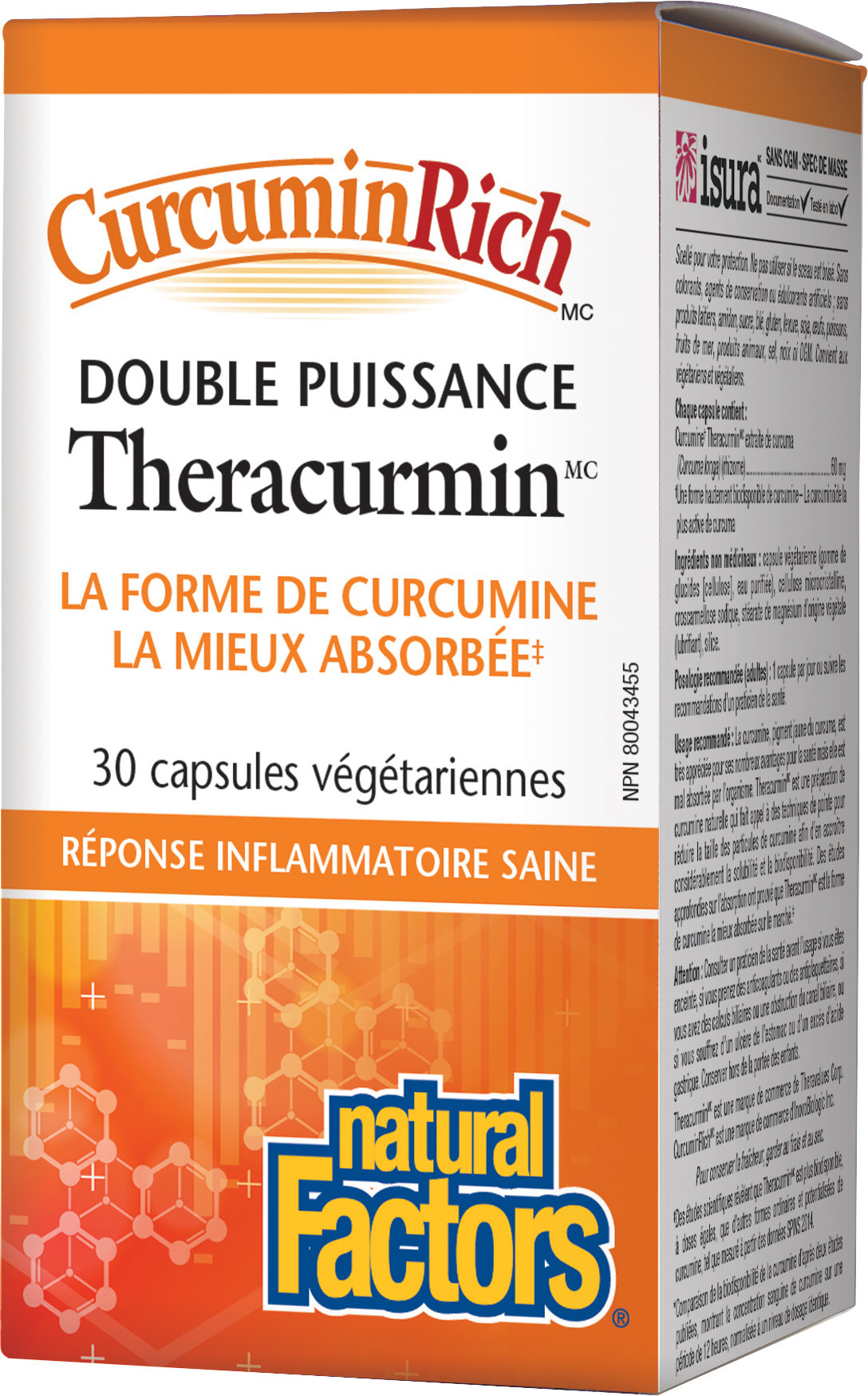 Theracurmin Double Puissance 60mg (30 Caps)