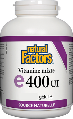 Vitamine Mixte E 400 Ui (180 Gélules)